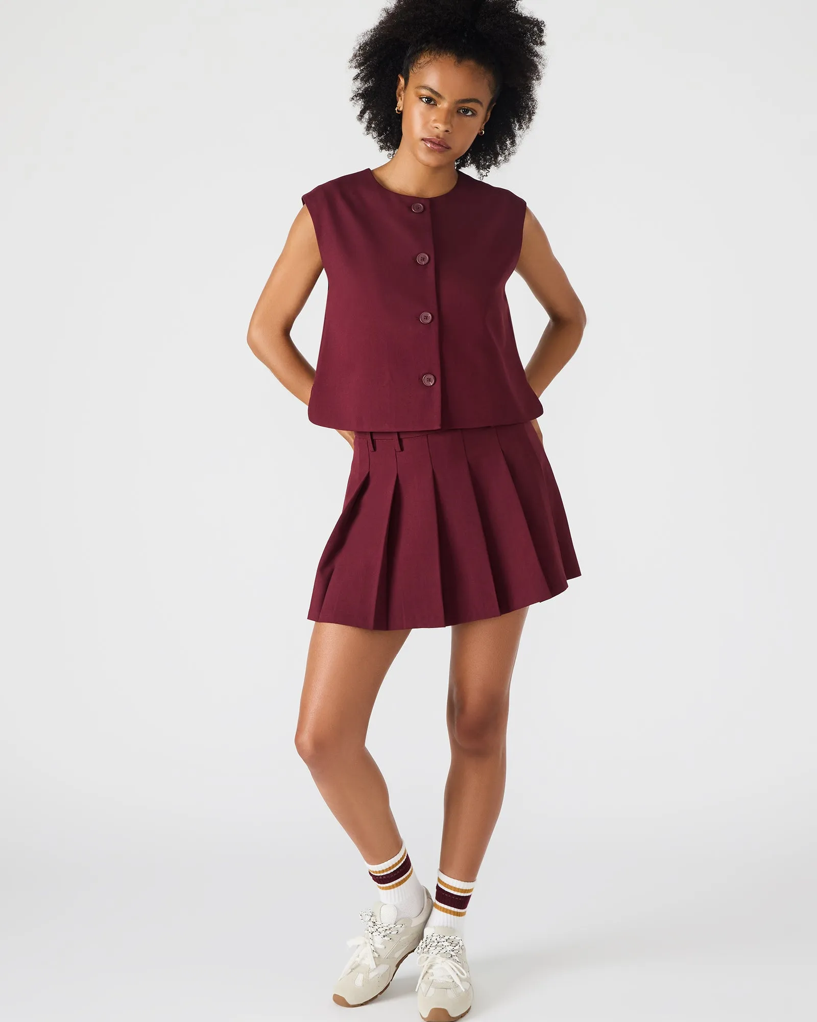 MARGO SKIRT WINE sold by Steve Madden product image thumbnail 2