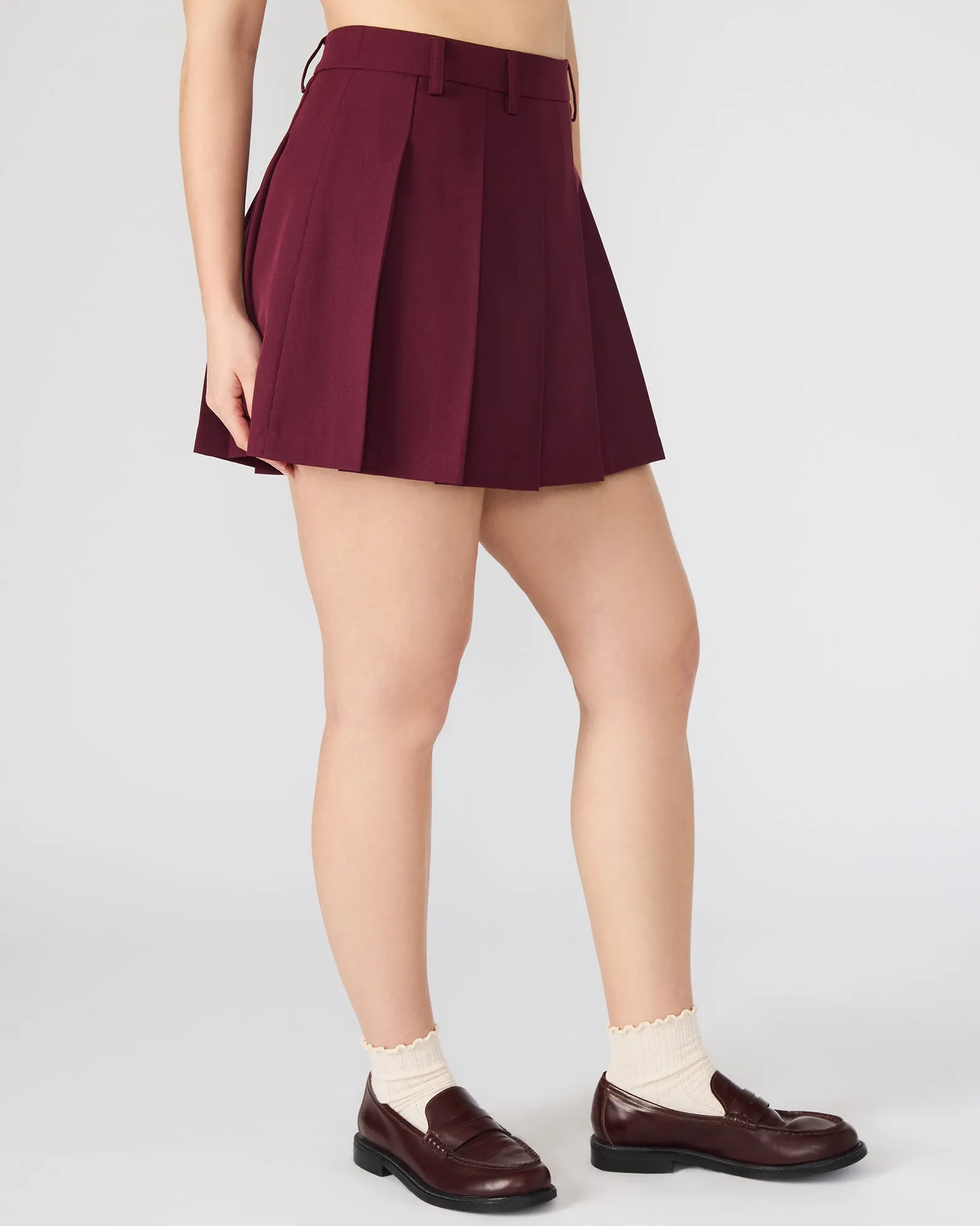 MARGO SKIRT WINE sold by Steve Madden product image thumbnail 5