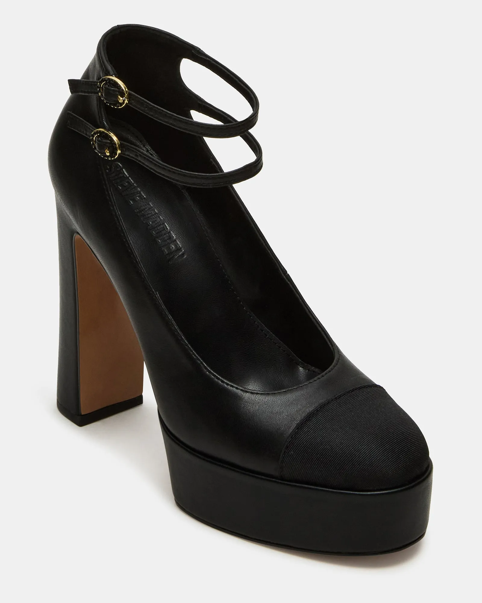 PEYTON BLACK LEATHER sold by Steve Madden product image thumbnail 2