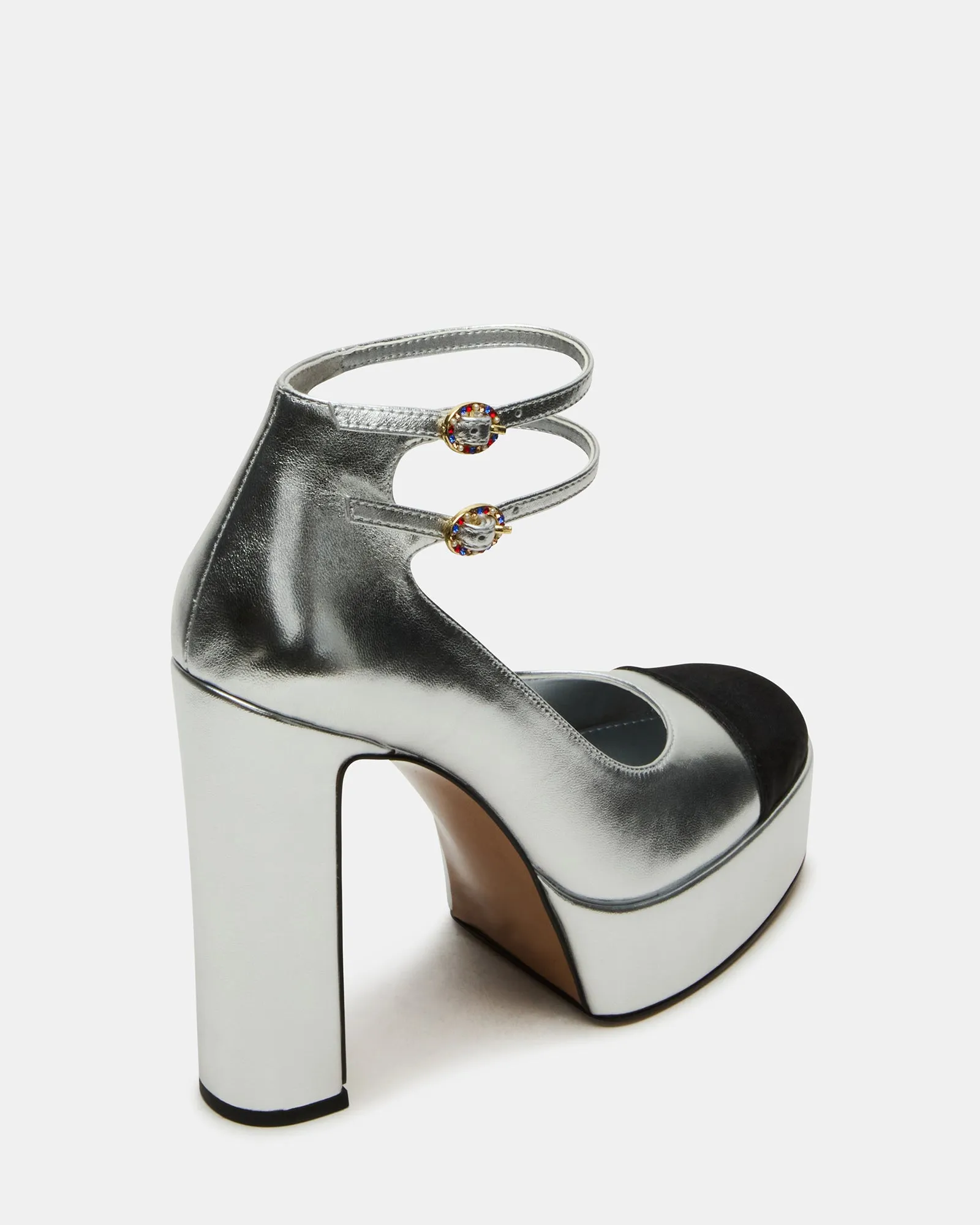 PEYTON SILVER LEATHER sold by Steve Madden product image thumbnail 5