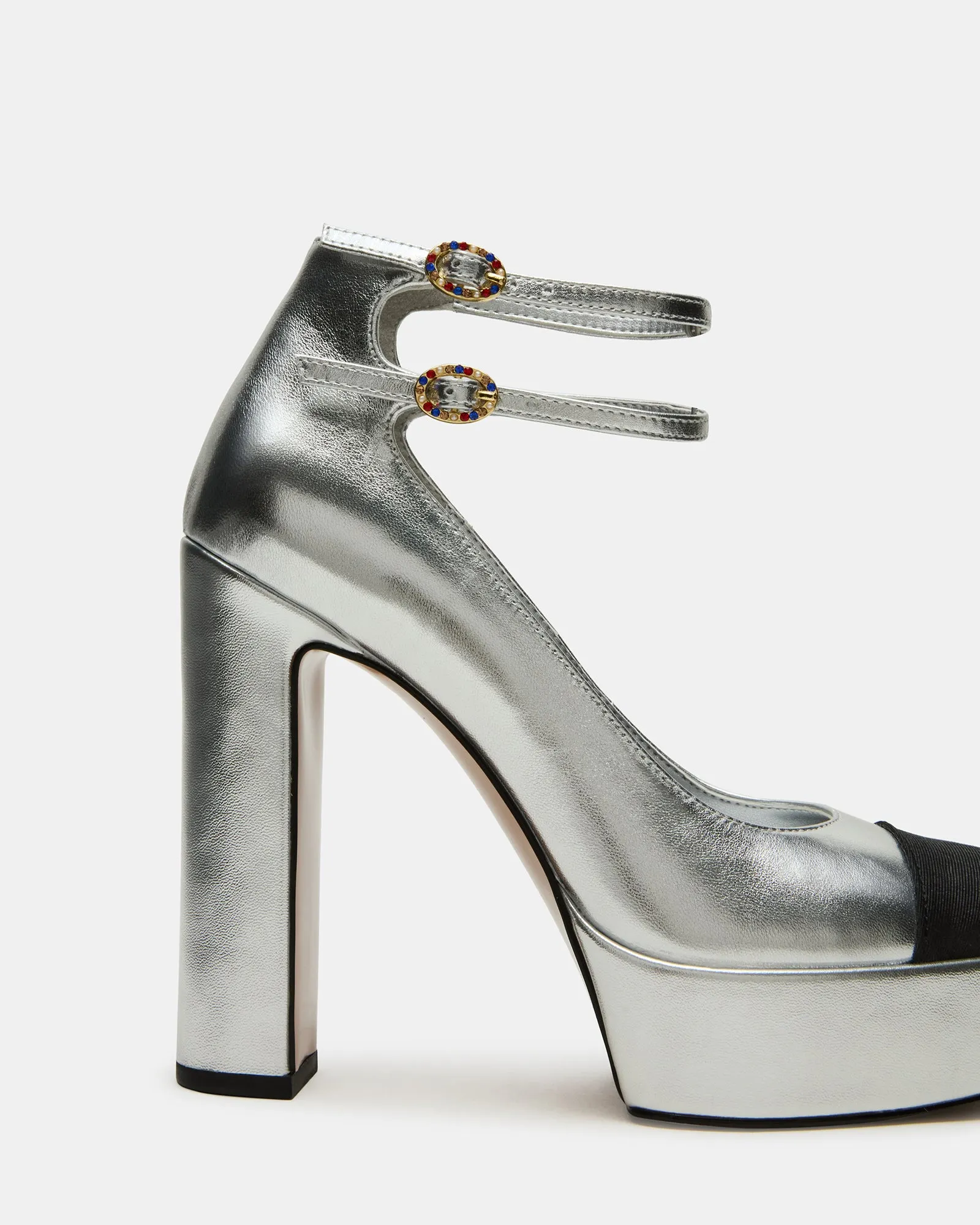 PEYTON SILVER LEATHER sold by Steve Madden product image thumbnail 3