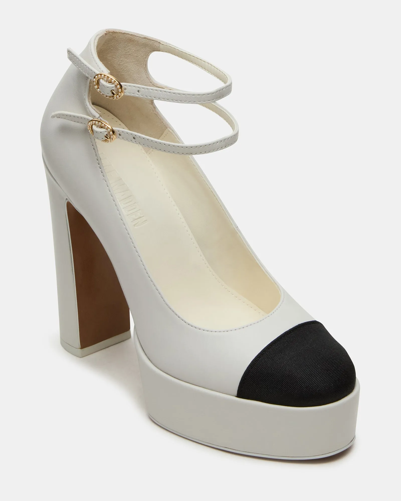 PEYTON WHITE LEATHER sold by Steve Madden product image thumbnail 2