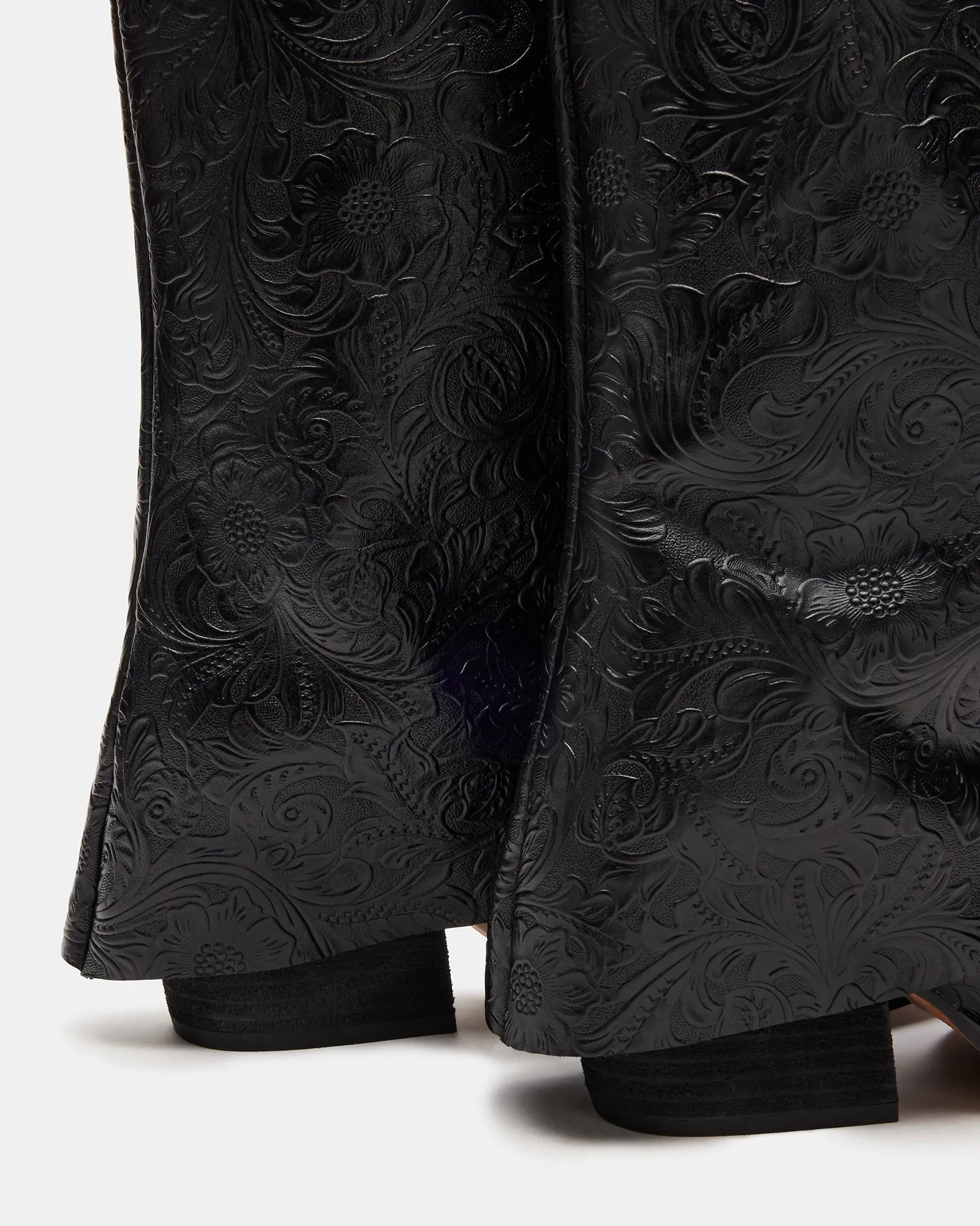 SORVINO EMBOSSED BLACK LEATHER - SM REBOOTED sold by Steve Madden product image thumbnail 3