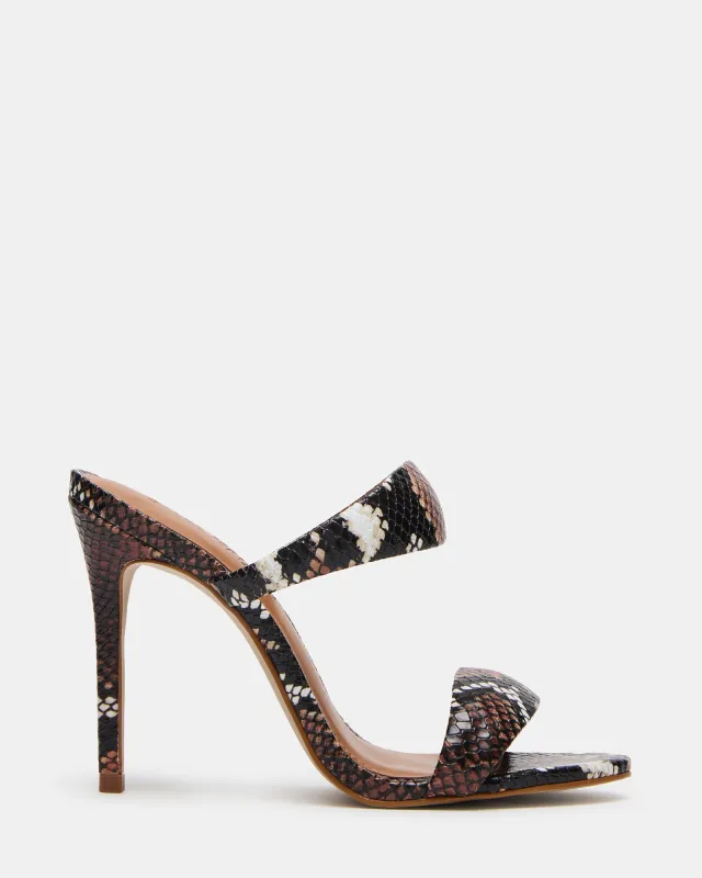SATURN BROWN SNAKE sold by Steve Madden