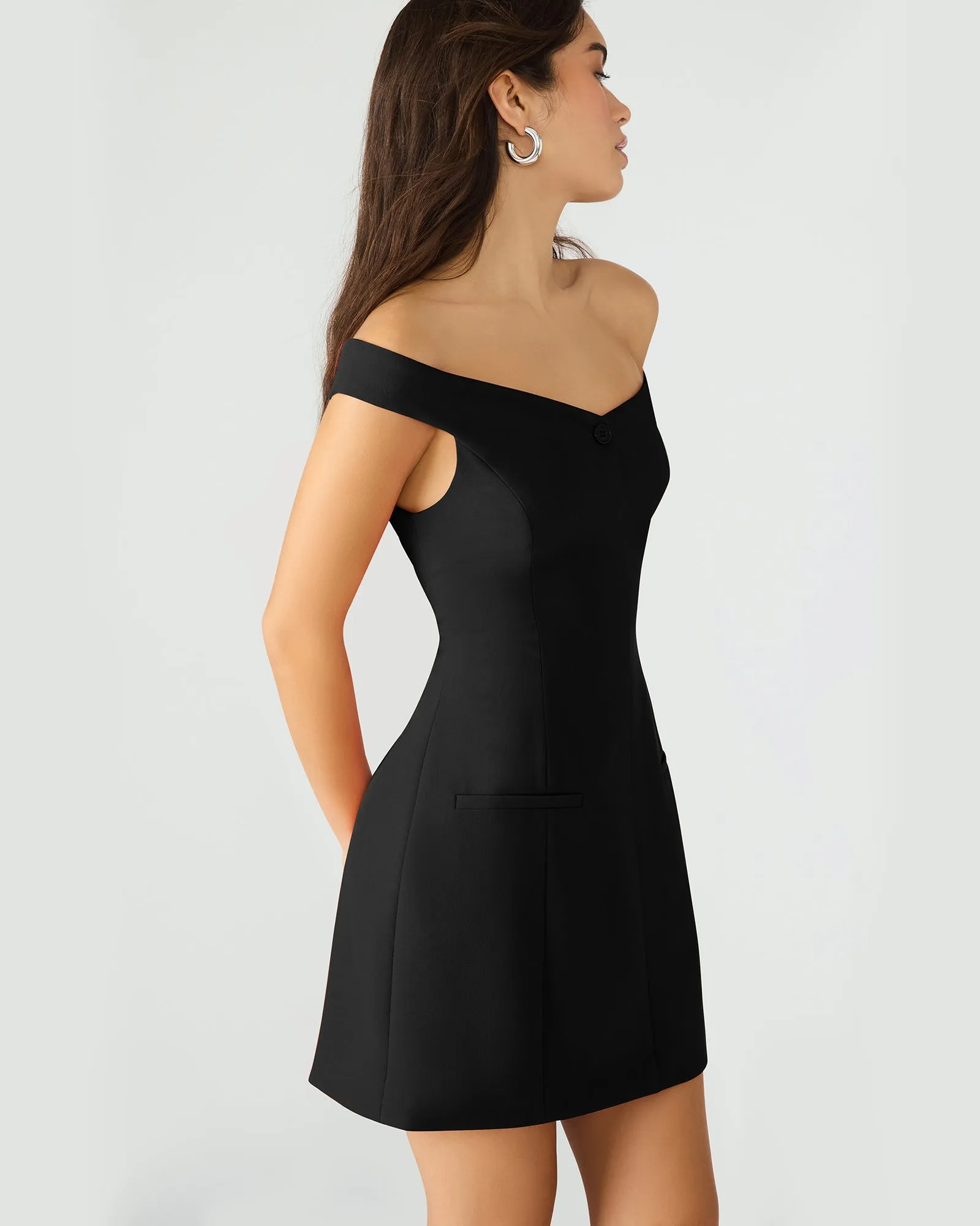 YANA DRESS BLACK sold by Steve Madden product image thumbnail 3