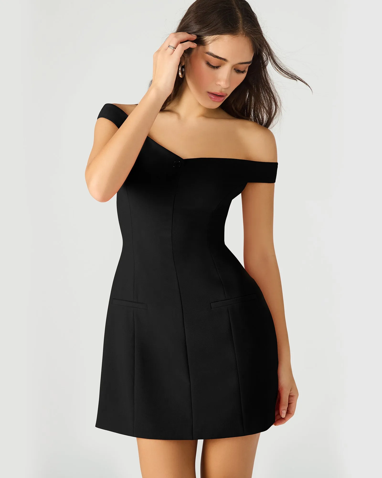 YANA DRESS BLACK sold by Steve Madden product image thumbnail 2