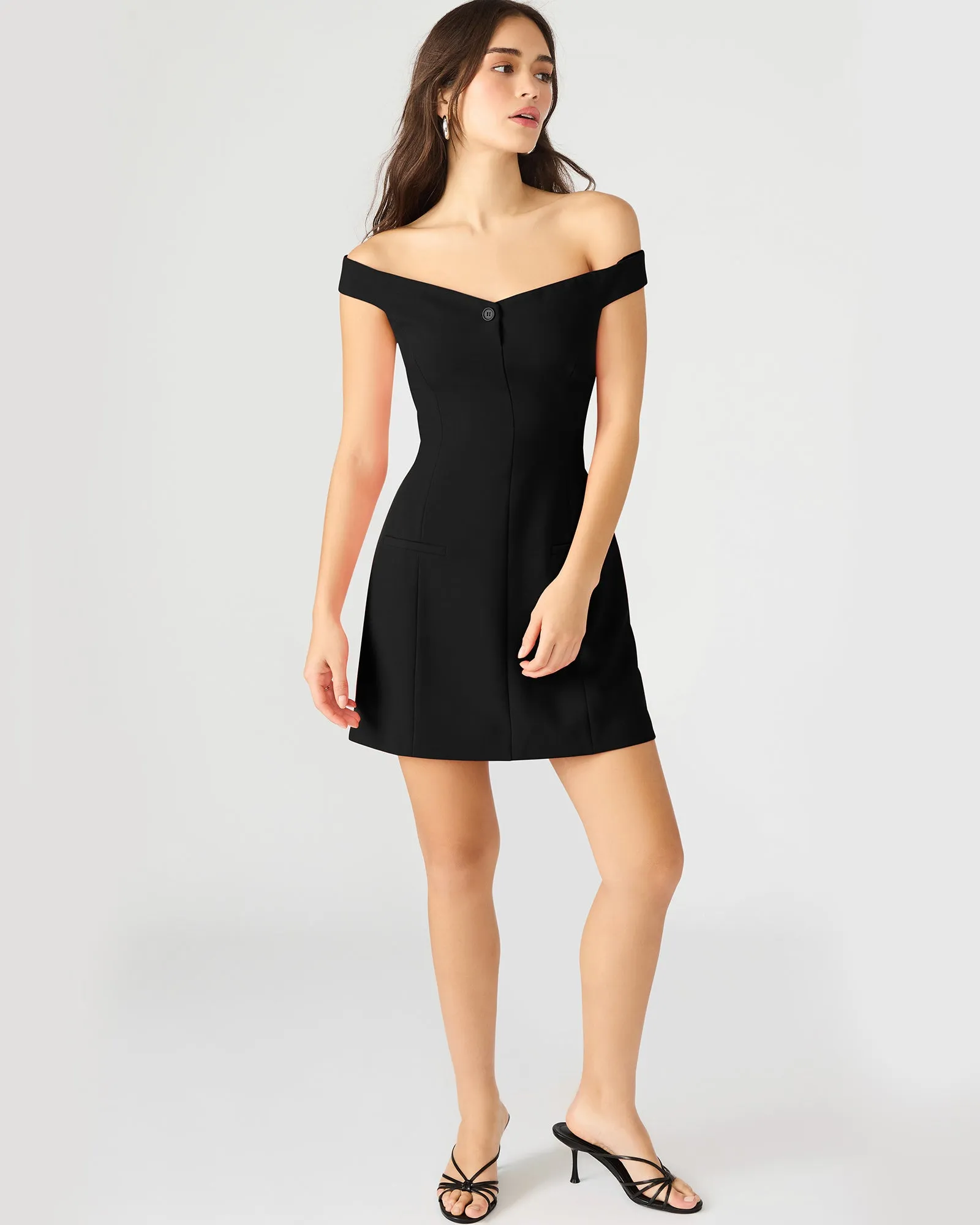 YANA DRESS BLACK sold by Steve Madden