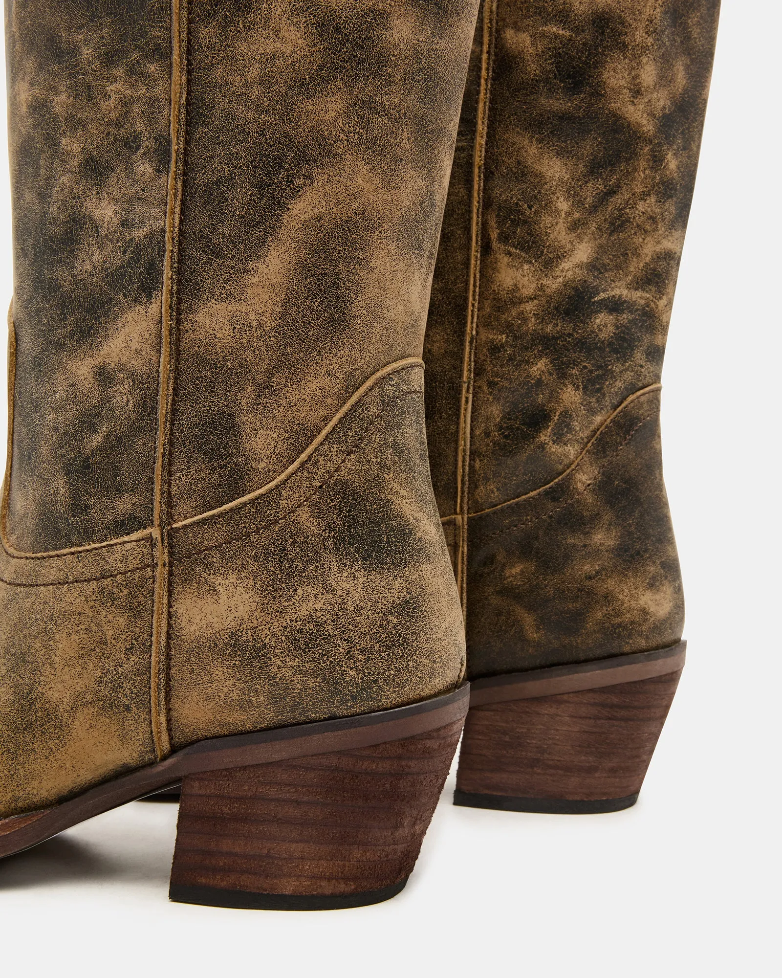 ALBANY BROWN DISTRESSED WIDE CALF sold by Steve Madden product image thumbnail 3