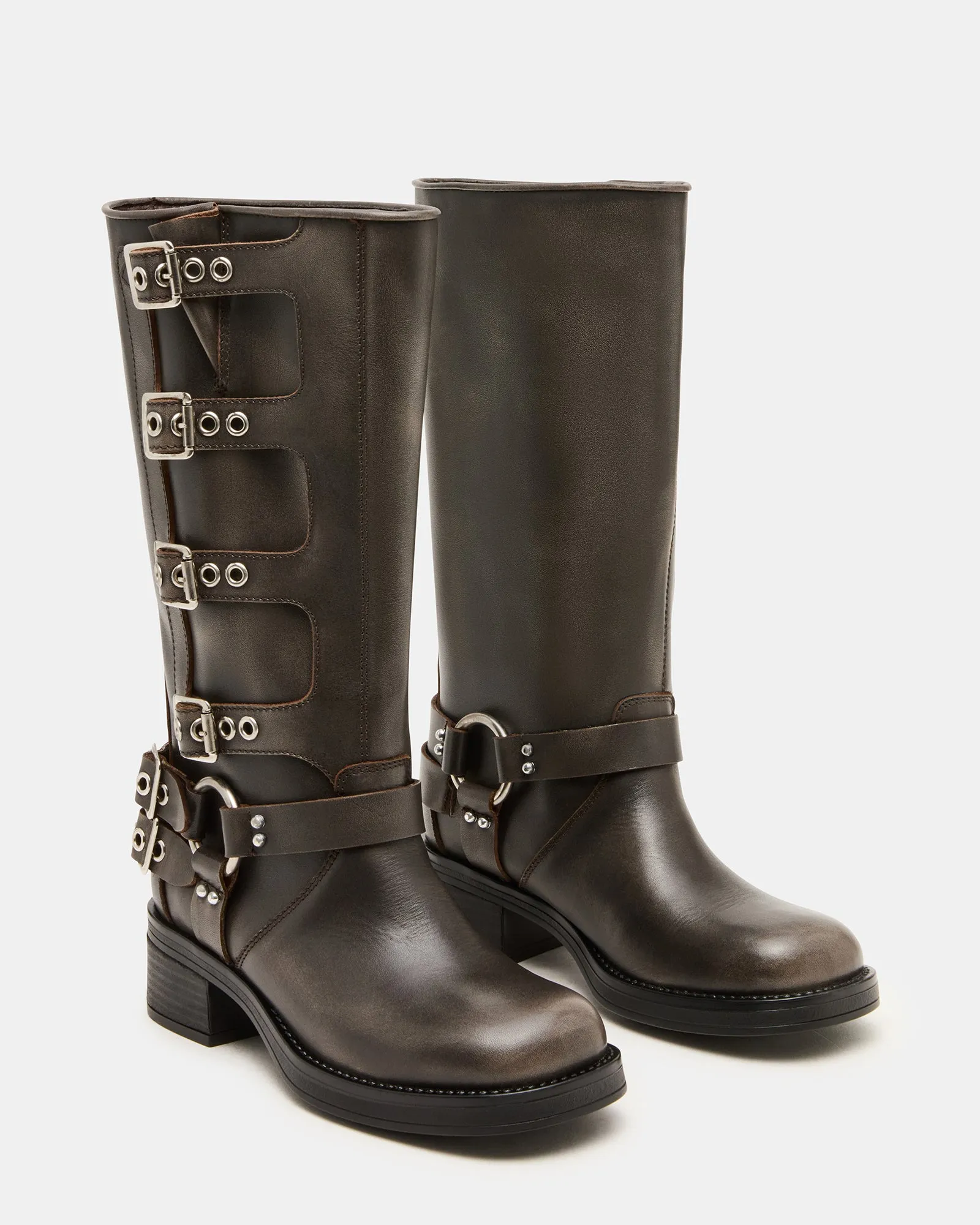 ROCKY BROWN DISTRESSED WIDE CALF sold by Steve Madden product image thumbnail 2