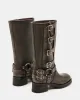 ROCKY BROWN DISTRESSED WIDE CALF sold by Steve Madden