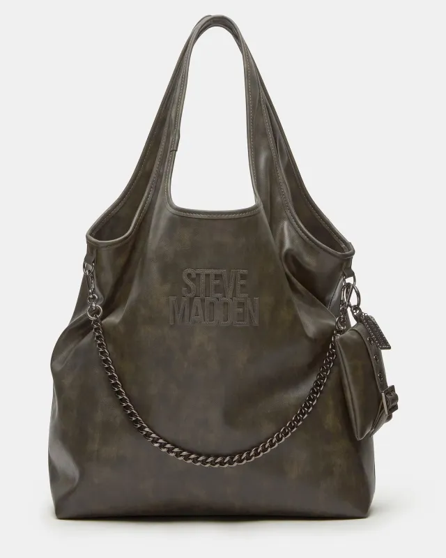 GRUNGY BAG OLIVE sold by Steve Madden