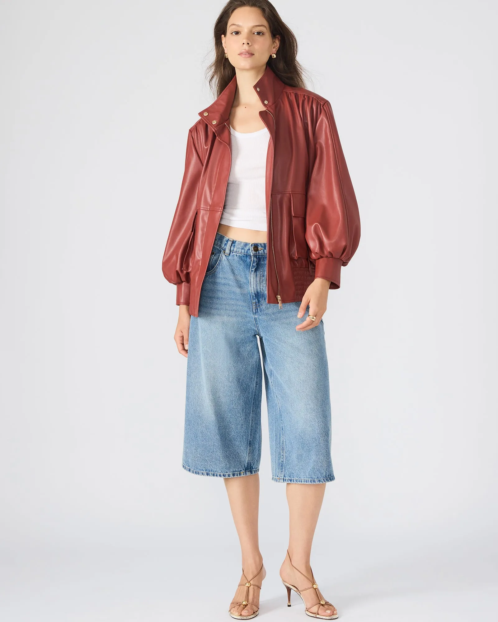 VEE JACKET DUSTY BRICK sold by Steve Madden product image thumbnail 2