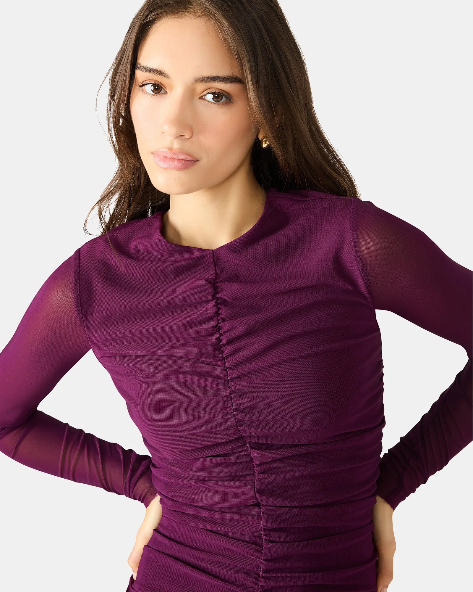 KIARA DRESS BEET sold by Steve Madden product image thumbnail 5