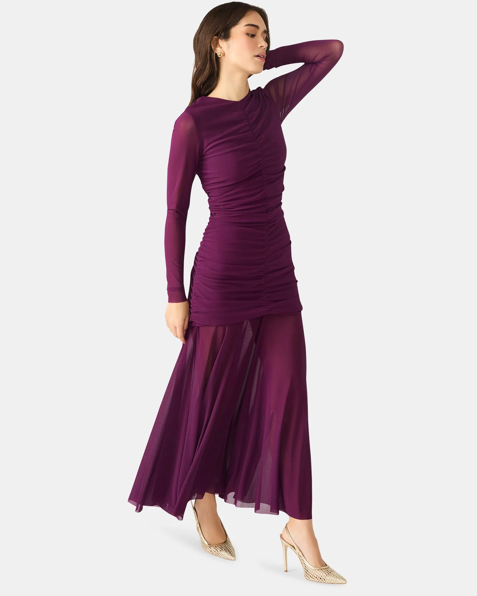 KIARA DRESS BEET sold by Steve Madden product image thumbnail 3