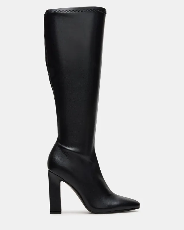 ARIA BLACK WIDE CALF sold by Steve Madden