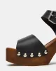 JEMMA BLACK LEATHER sold by Steve Madden