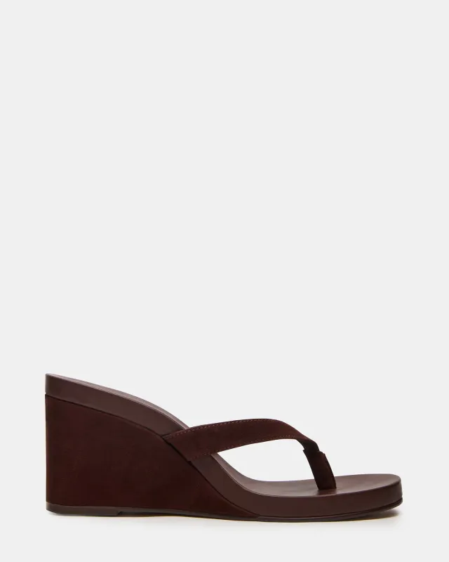 PLAYING BROWN SUEDE sold by Steve Madden