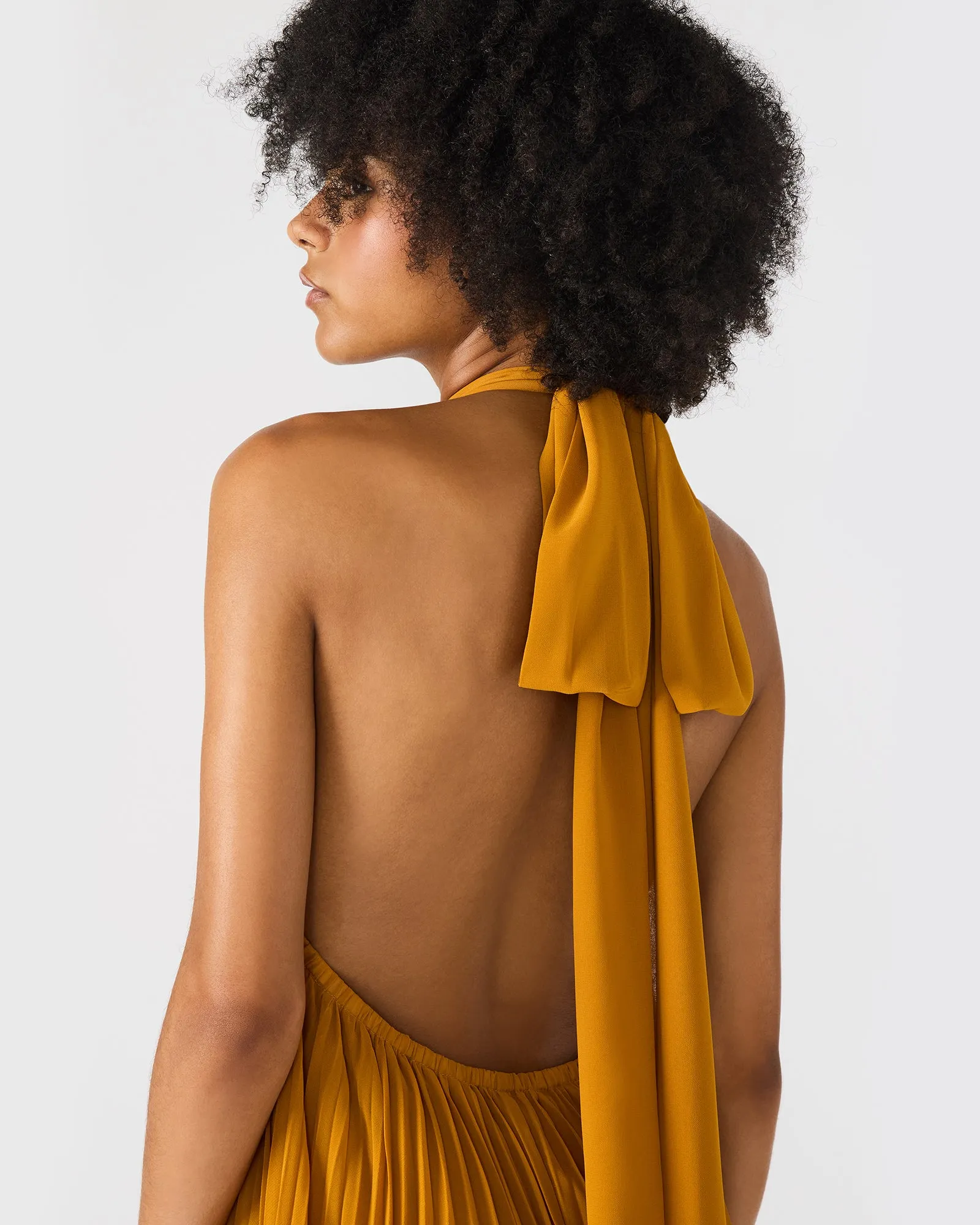 MARAYA DRESS TUSCAN GOLD sold by Steve Madden product image thumbnail 4