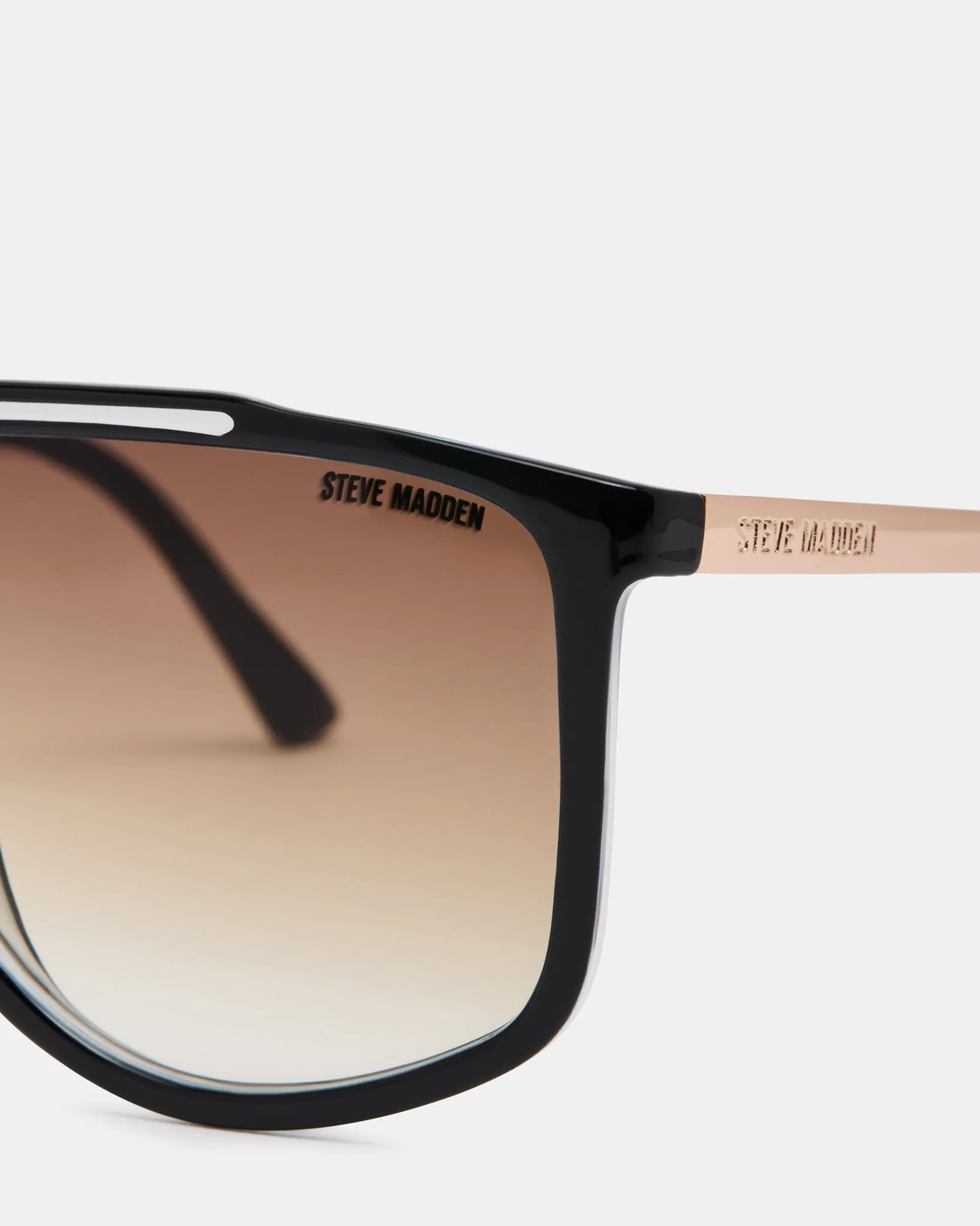 STEFFAN SUNGLASSES BLACK/WHITE sold by Steve Madden product image thumbnail 2