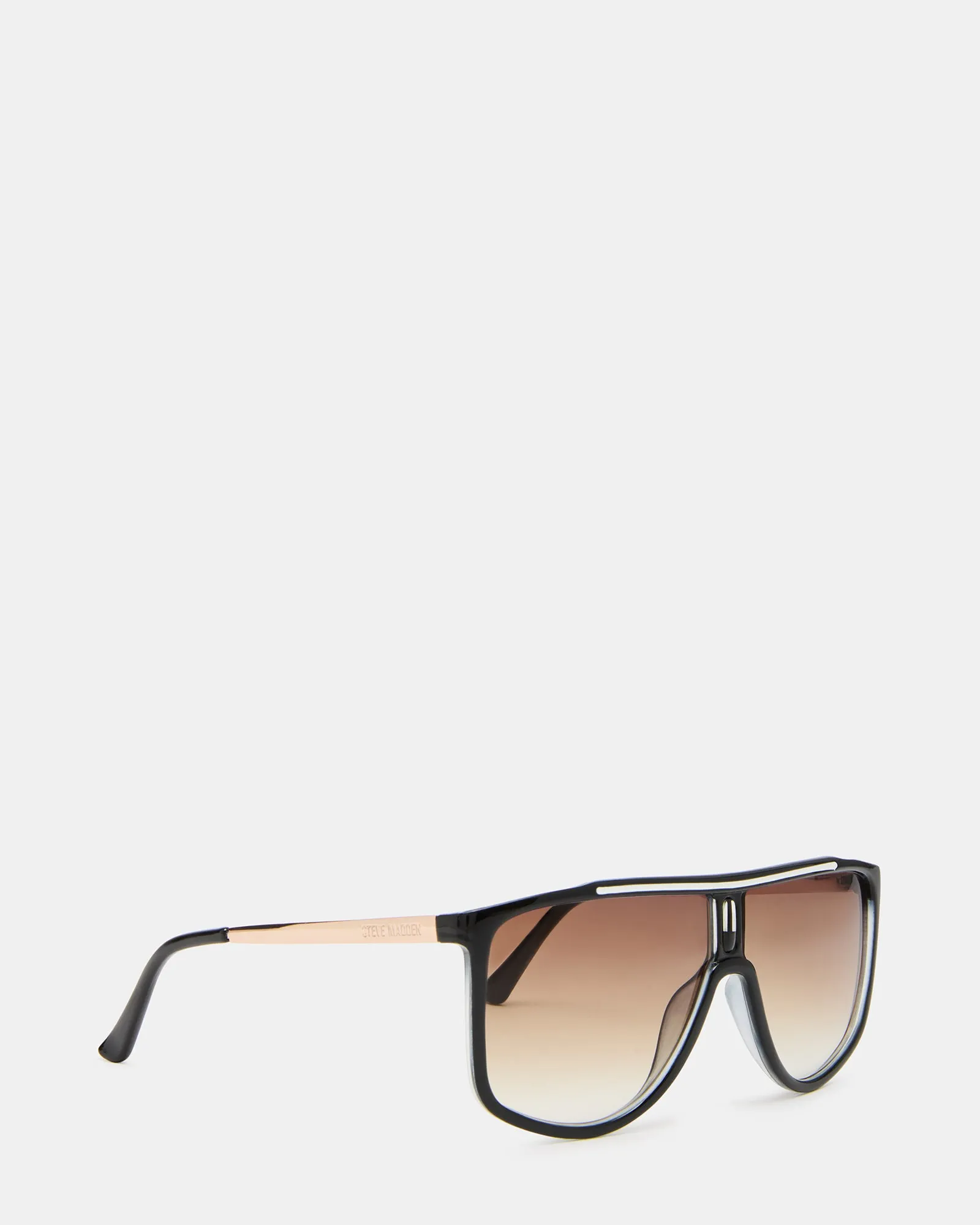 STEFFAN SUNGLASSES BLACK/WHITE sold by Steve Madden product image thumbnail 3