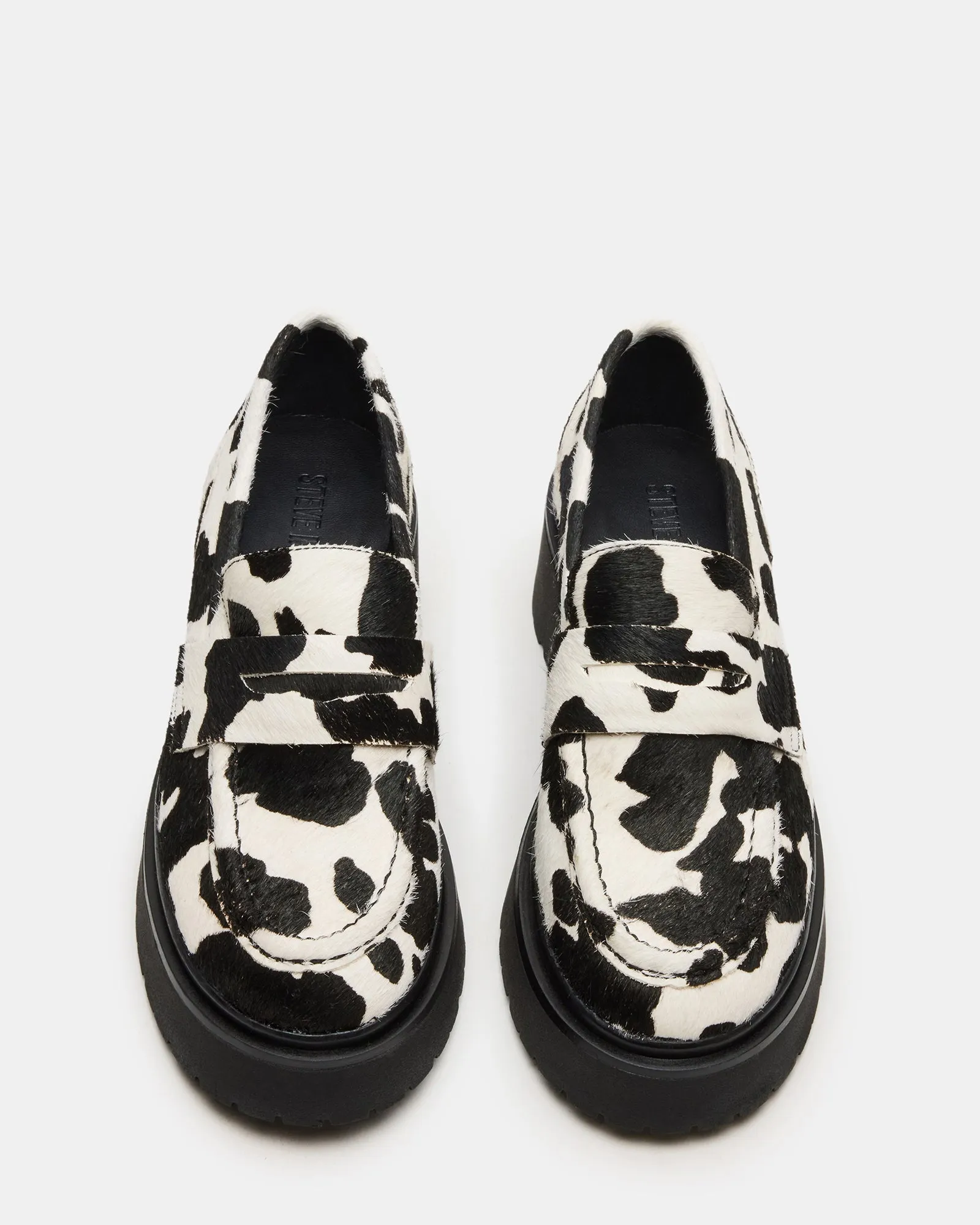 LAYKEN BLACK COW PRINT sold by Steve Madden product image thumbnail 4