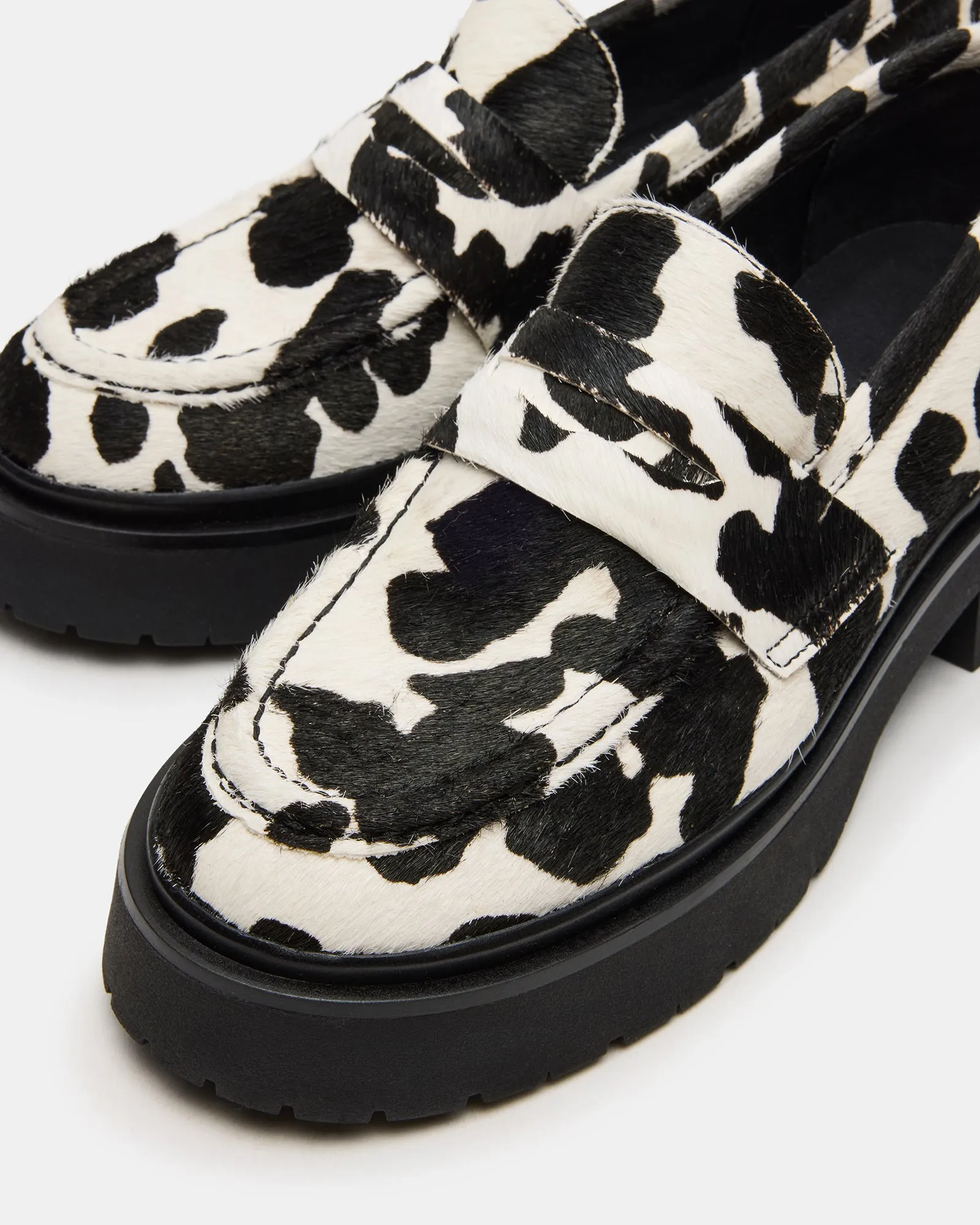 LAYKEN BLACK COW PRINT sold by Steve Madden product image thumbnail 3