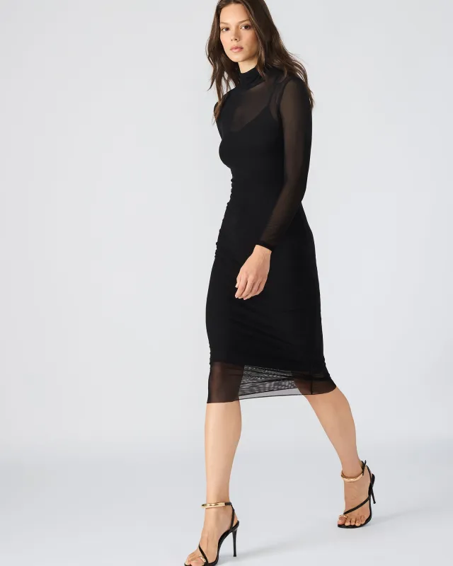 HAILEE DRESS BLACK sold by Steve Madden