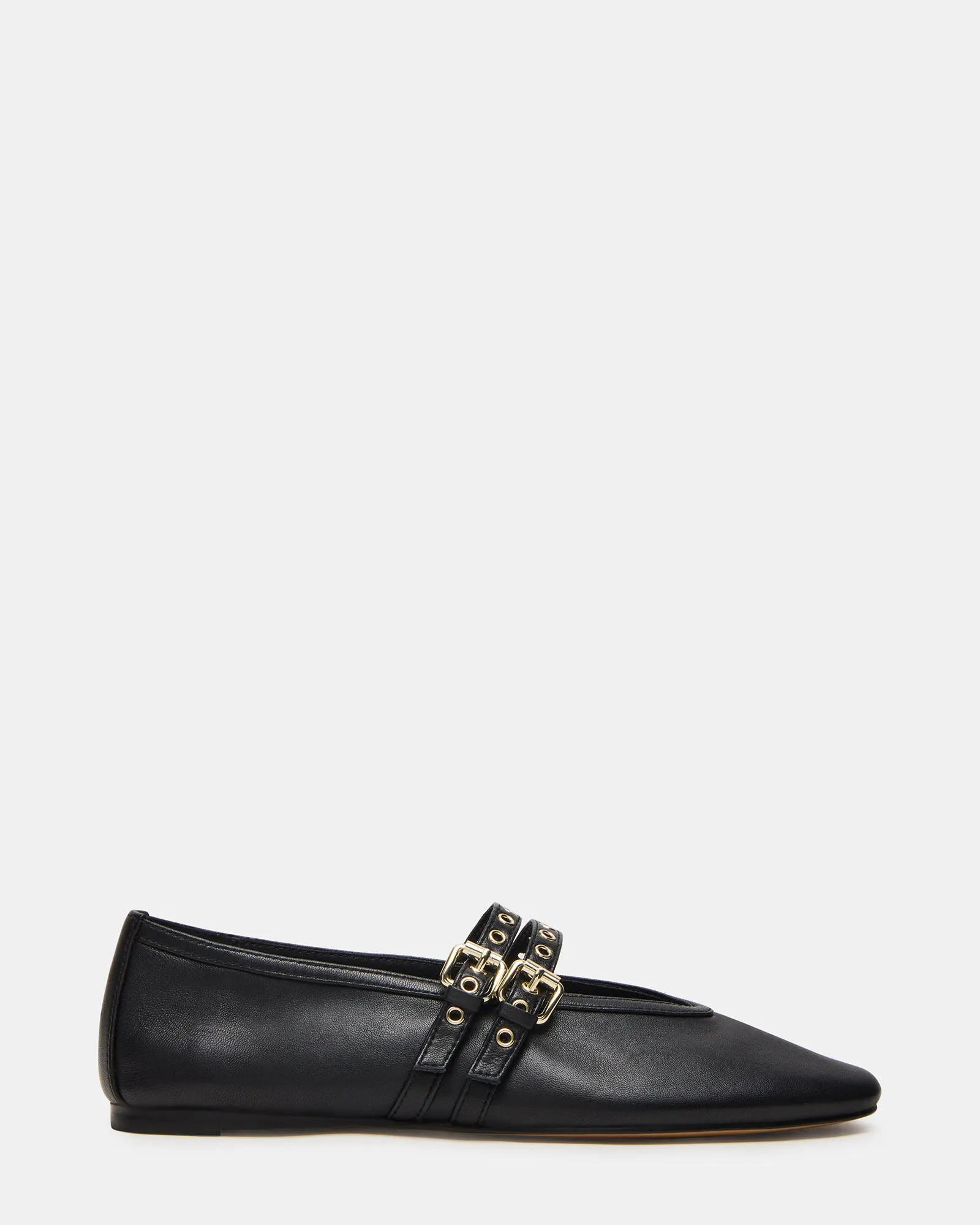 LYDIA BLACK LEATHER sold by Steve Madden