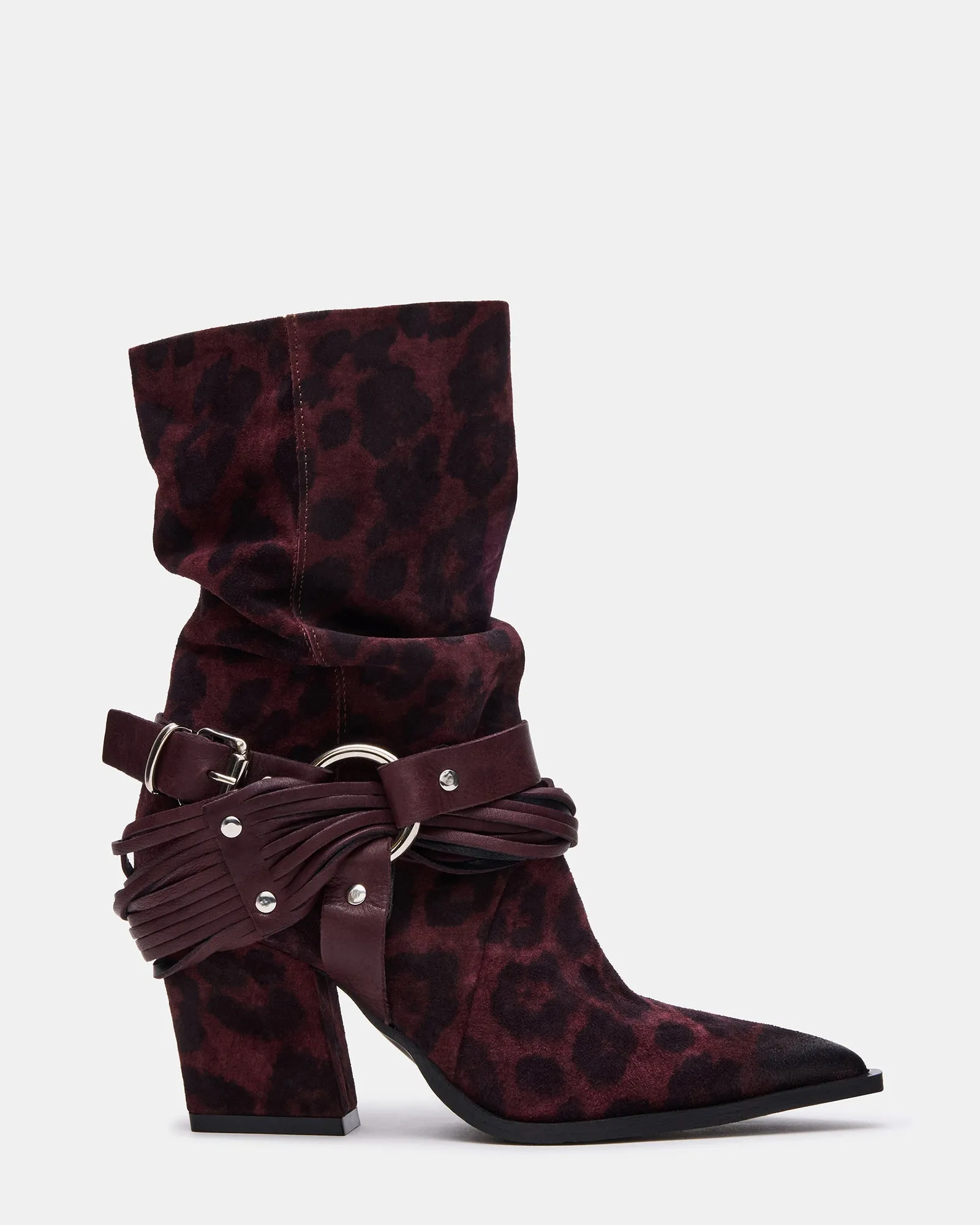 LAUPER RED LEOPARD sold by Steve Madden