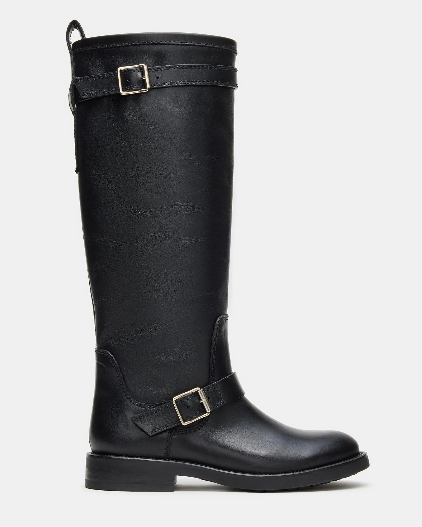 SADY BLACK LEATHER sold by Steve Madden