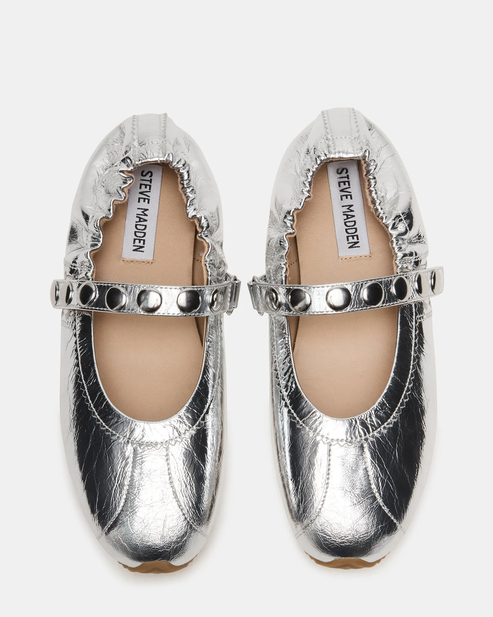 ANAYA SILVER LEATHER STUDS sold by Steve Madden product image thumbnail 4