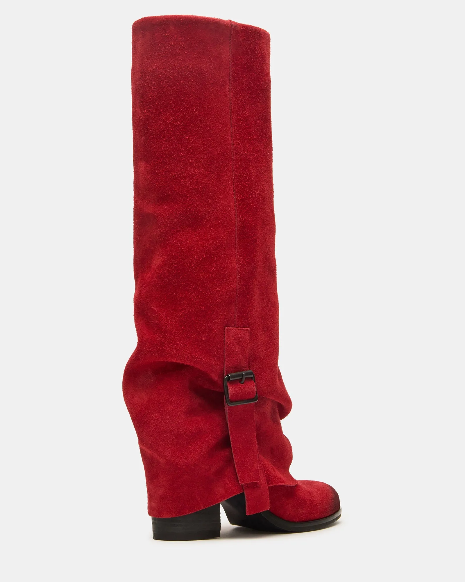 BOZEMAN RED SUEDE sold by Steve Madden product image thumbnail 5