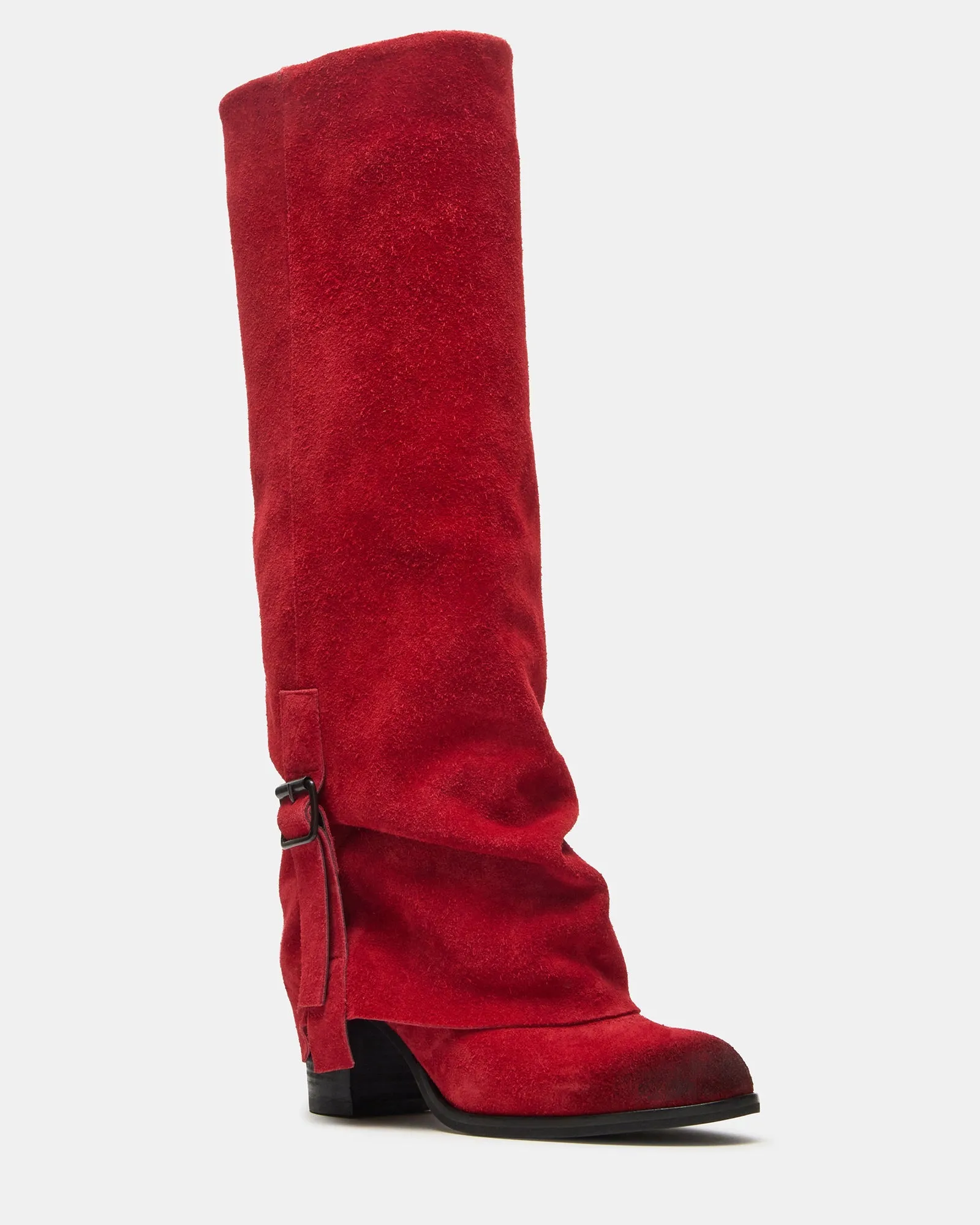 BOZEMAN RED SUEDE sold by Steve Madden product image thumbnail 2