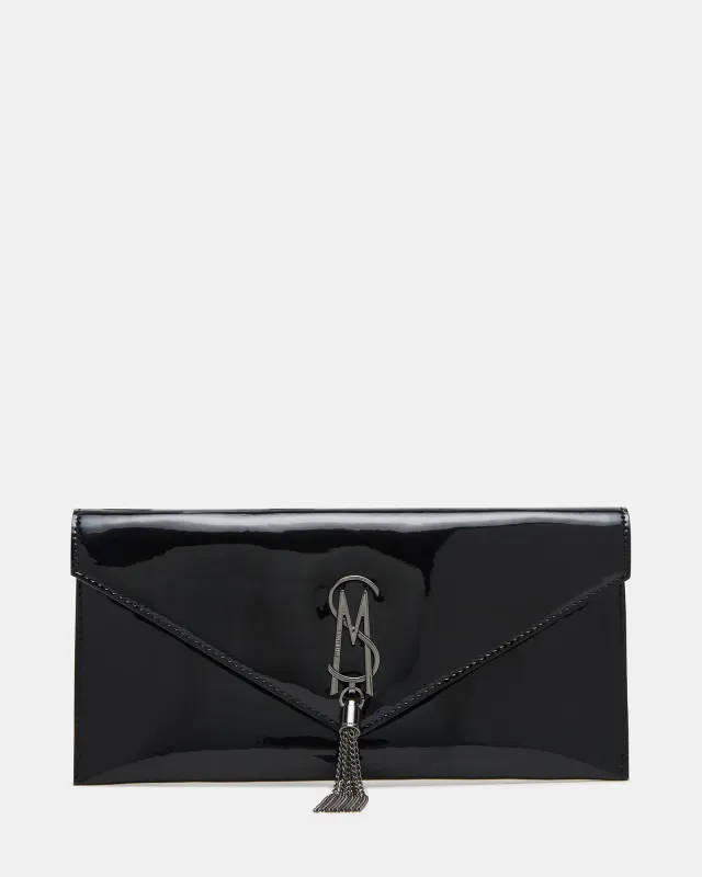 MORGANA BAG BLACK PATENT sold by Steve Madden
