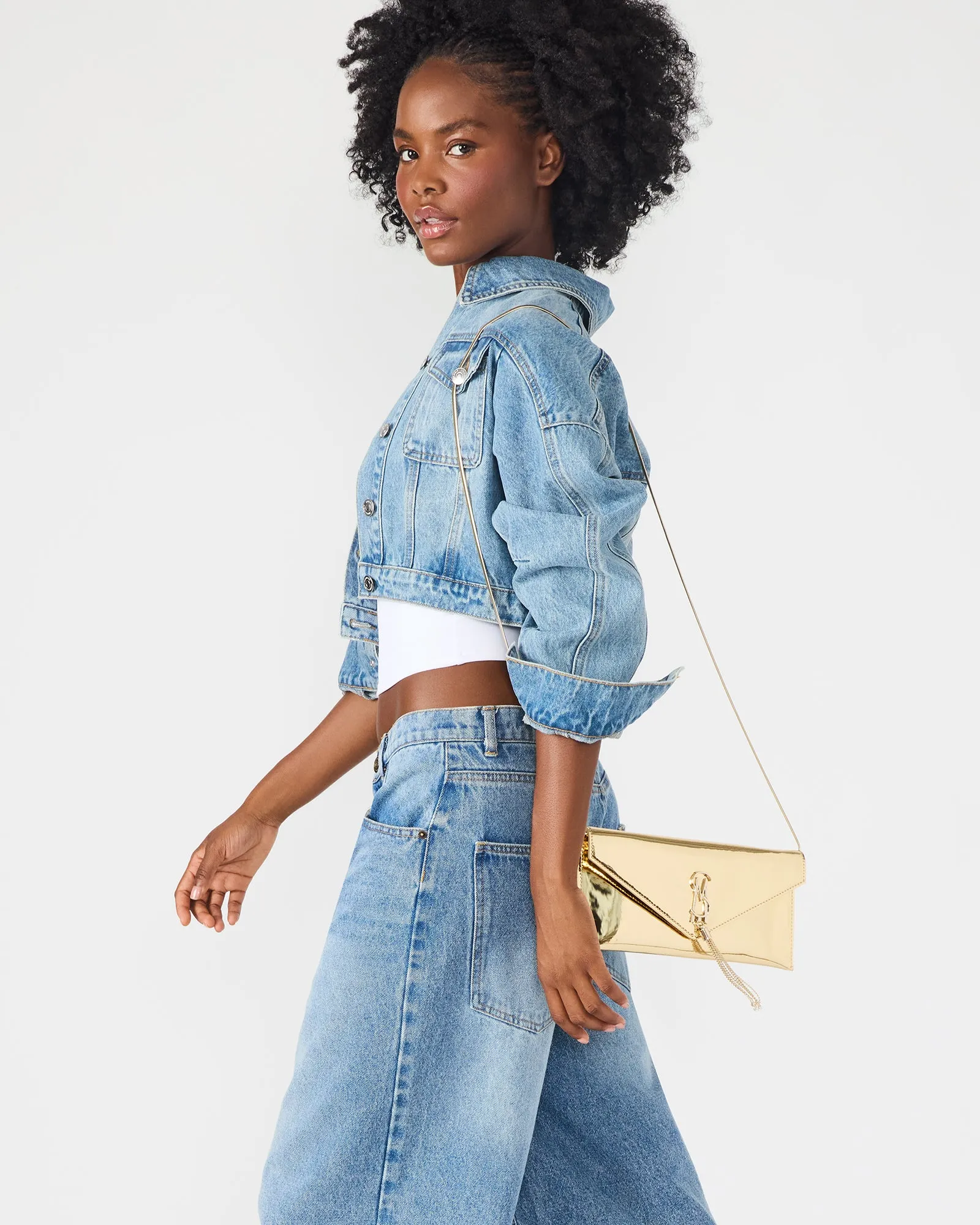 MORGANA BAG GOLD PATENT sold by Steve Madden product image thumbnail 2