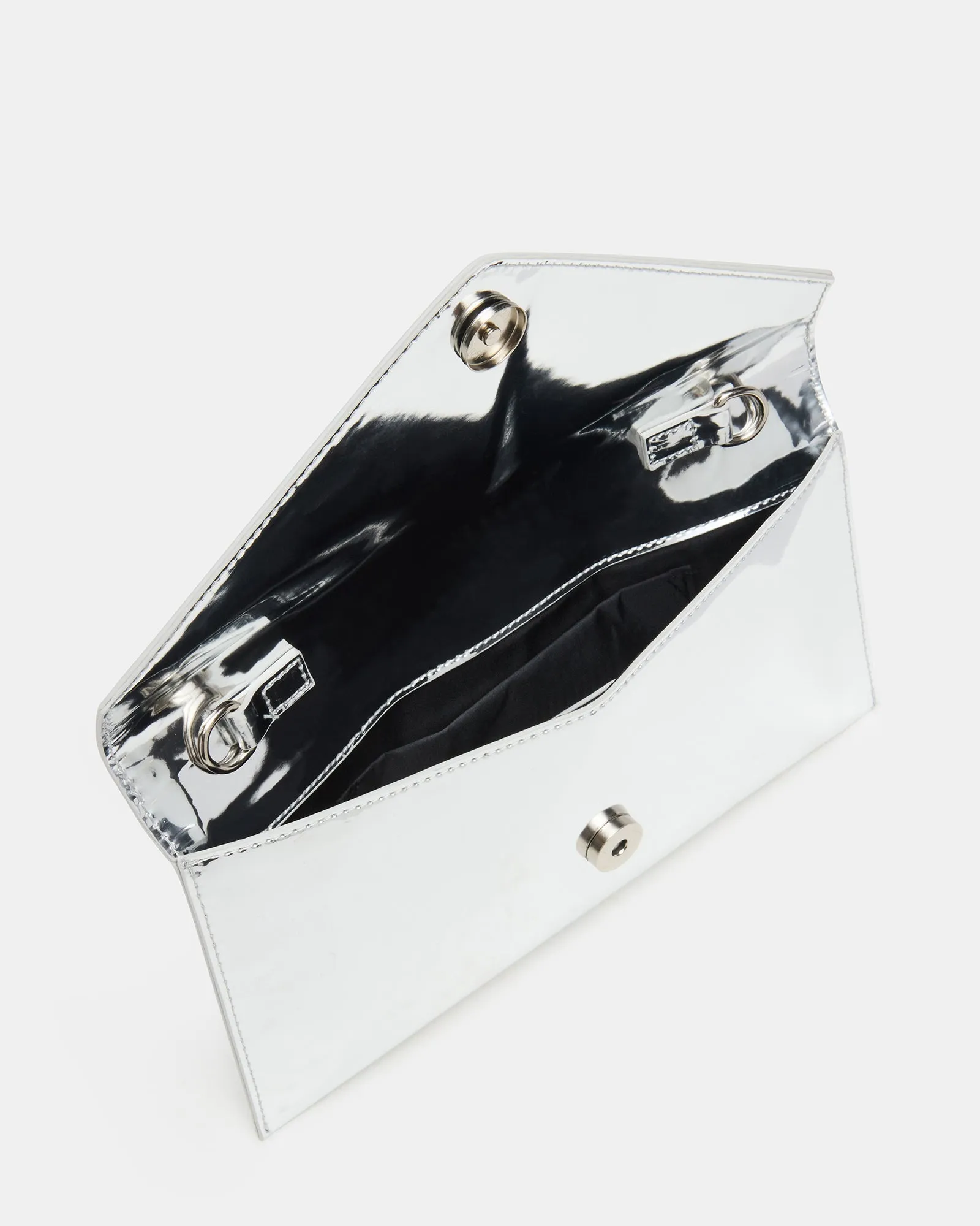 MORGANA BAG SILVER PATENT sold by Steve Madden product image thumbnail 4