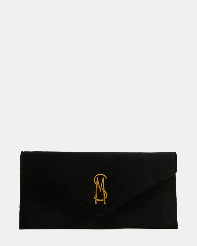 SMOOTH BAG BLACK VELVET sold by Steve Madden