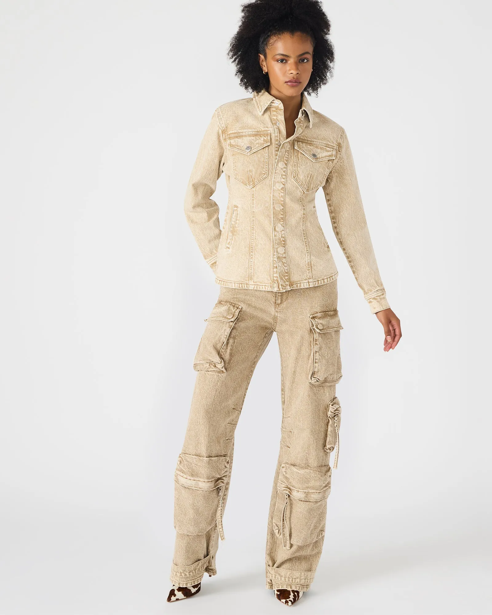 PARC JACKET CAFE AU LAIT sold by Steve Madden product image thumbnail 4