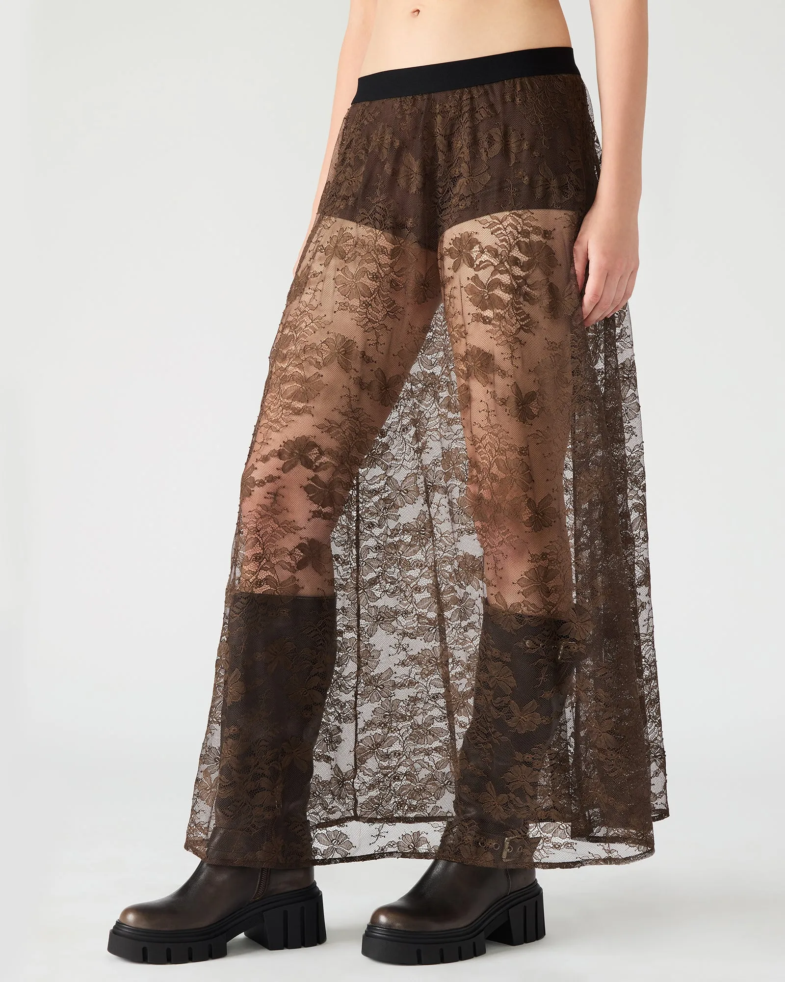 GISELA SKIRT DARK ESPRESSO sold by Steve Madden product image thumbnail 3