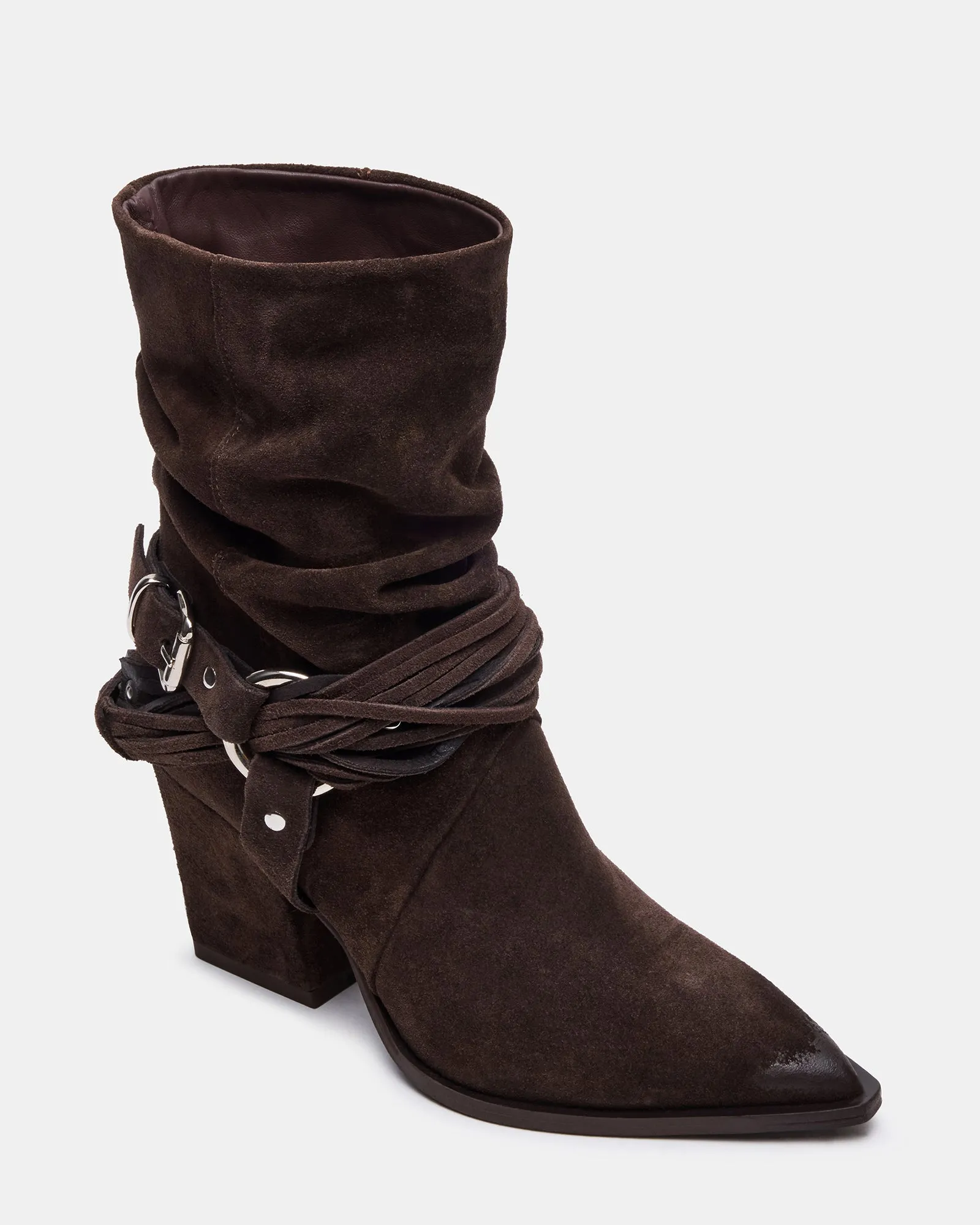 LAUPER DARK TAUPE SUEDE sold by Steve Madden product image thumbnail 2