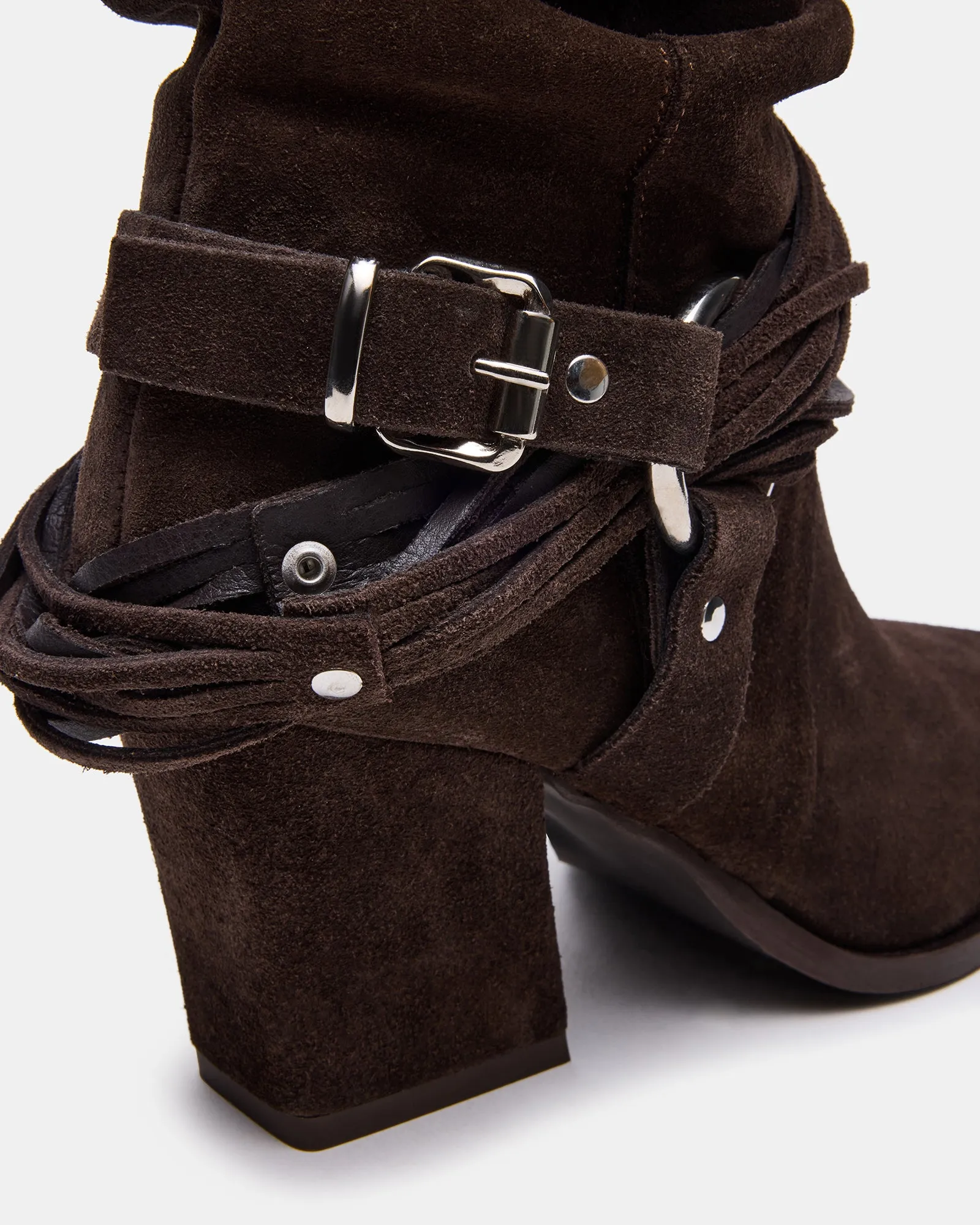 LAUPER DARK TAUPE SUEDE sold by Steve Madden product image thumbnail 3
