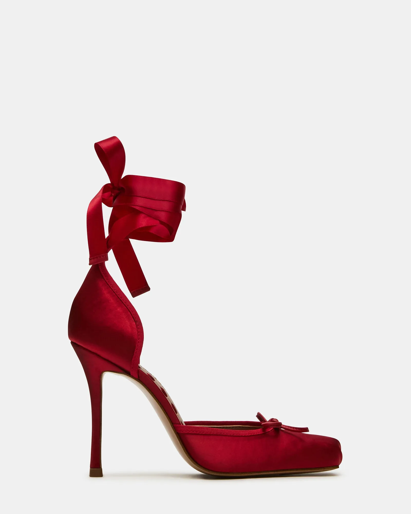 LARINA RED SATIN sold by Steve Madden