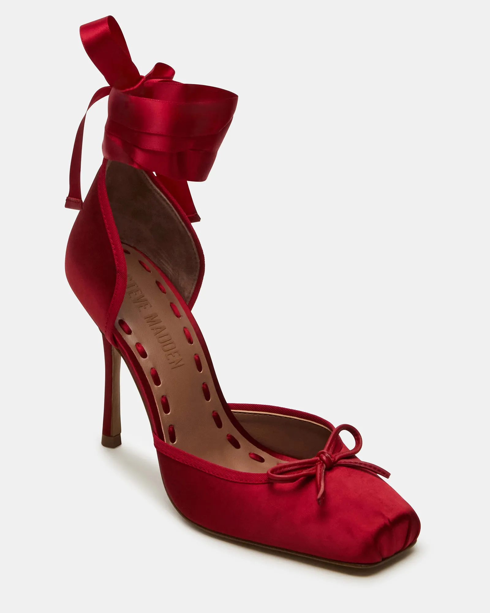 LARINA RED SATIN sold by Steve Madden product image thumbnail 2