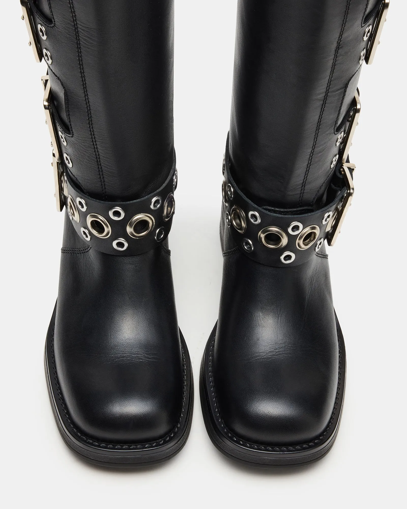 RAMPAGE BLACK LEATHER sold by Steve Madden product image thumbnail 4