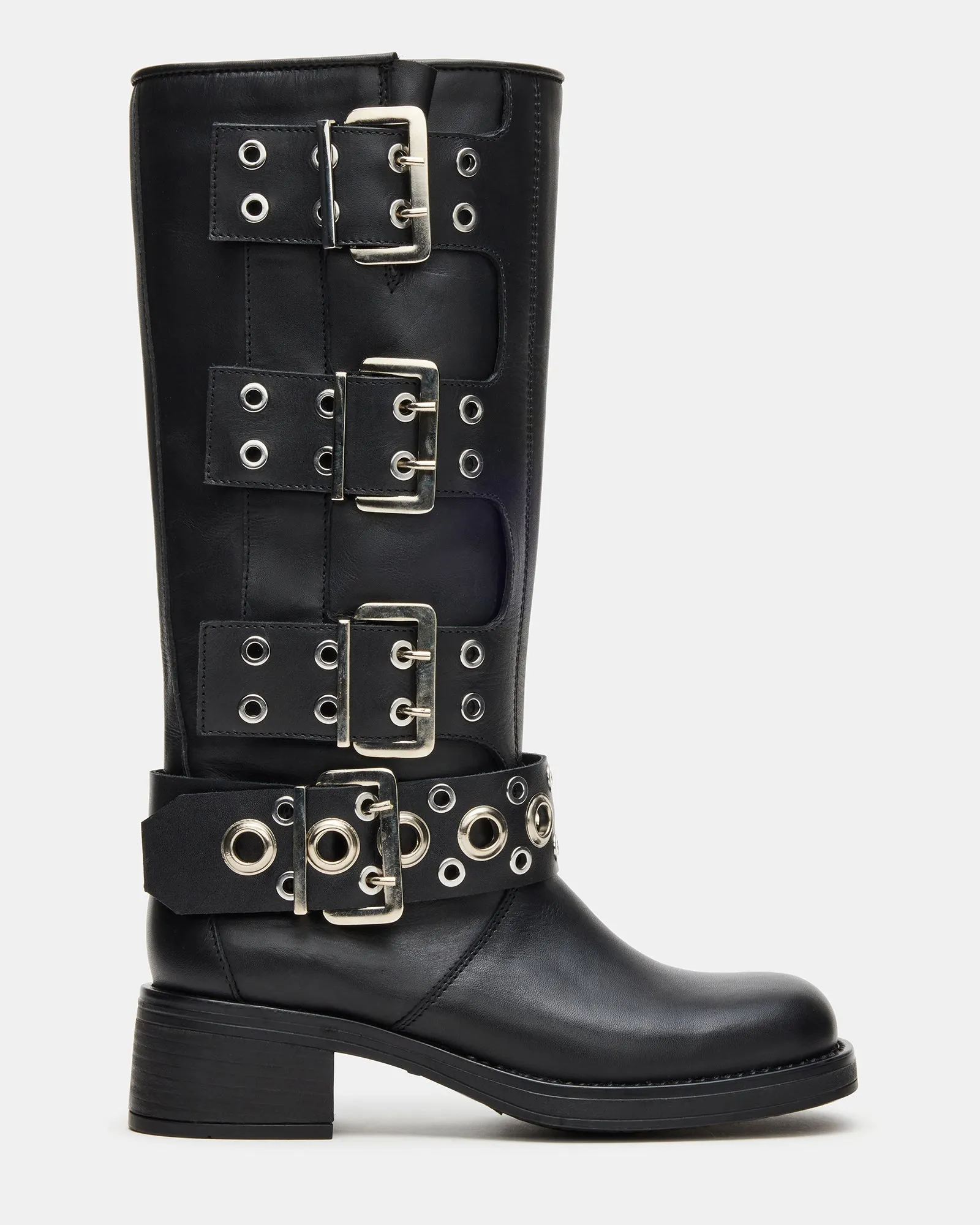RAMPAGE BLACK LEATHER sold by Steve Madden