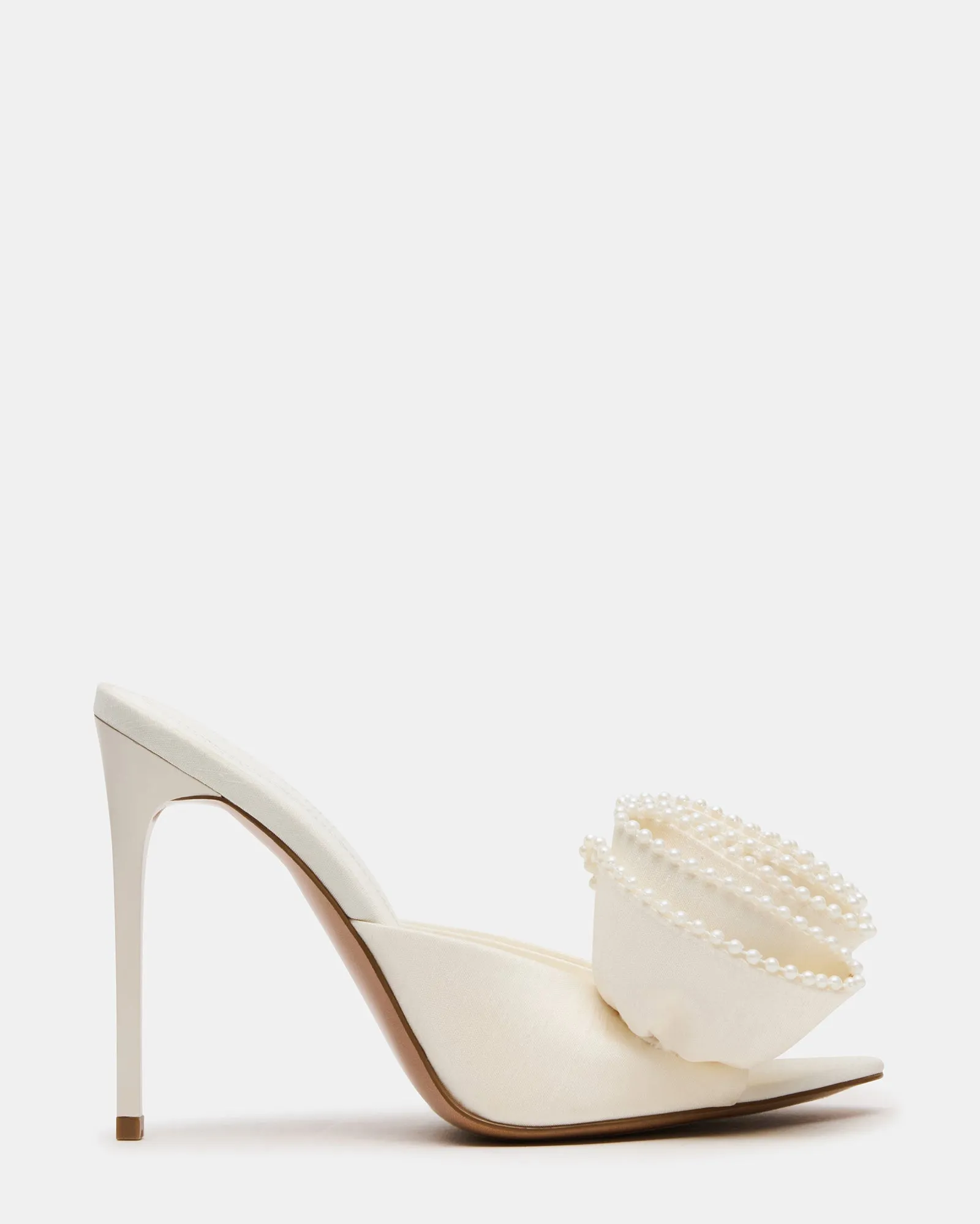 AFFINITY PEARL IVORY SATIN sold by Steve Madden