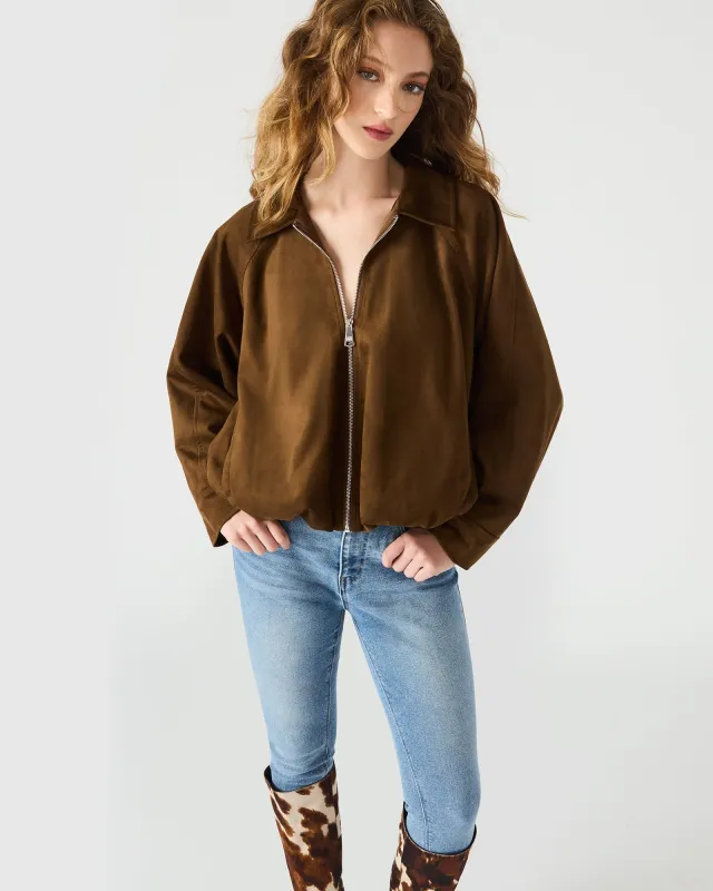 MACKEY JACKET CHESTNUT sold by Steve Madden