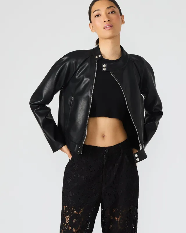 JETT JACKET BLACK sold by Steve Madden