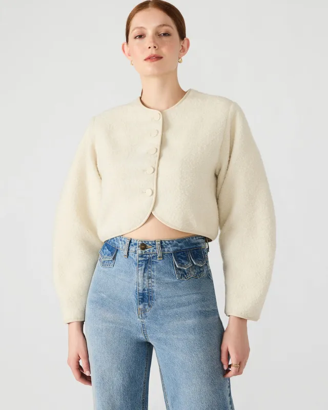 EMILI JACKET CREAM sold by Steve Madden