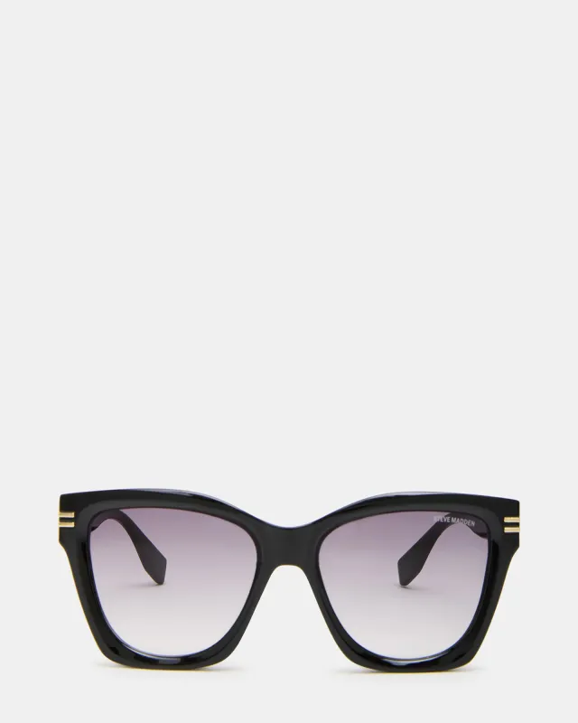 TAISIA SUNGLASSES BLACK sold by Steve Madden